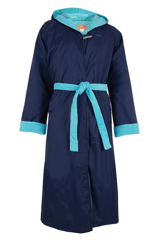 Kids Waterproof Hooded Towelling Robe 3-9Y